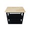 International Concepts Microwave Cart, Black/Natural WC10-185 - alternate 7